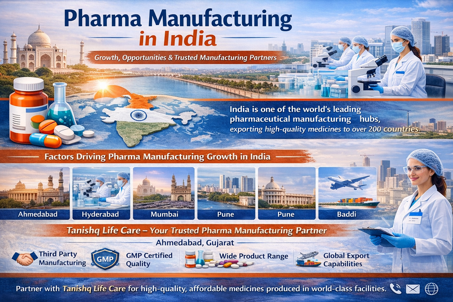 Pharma Manufacturing in India Third Party Pharma Manufacturer – Tanishq Life Care
