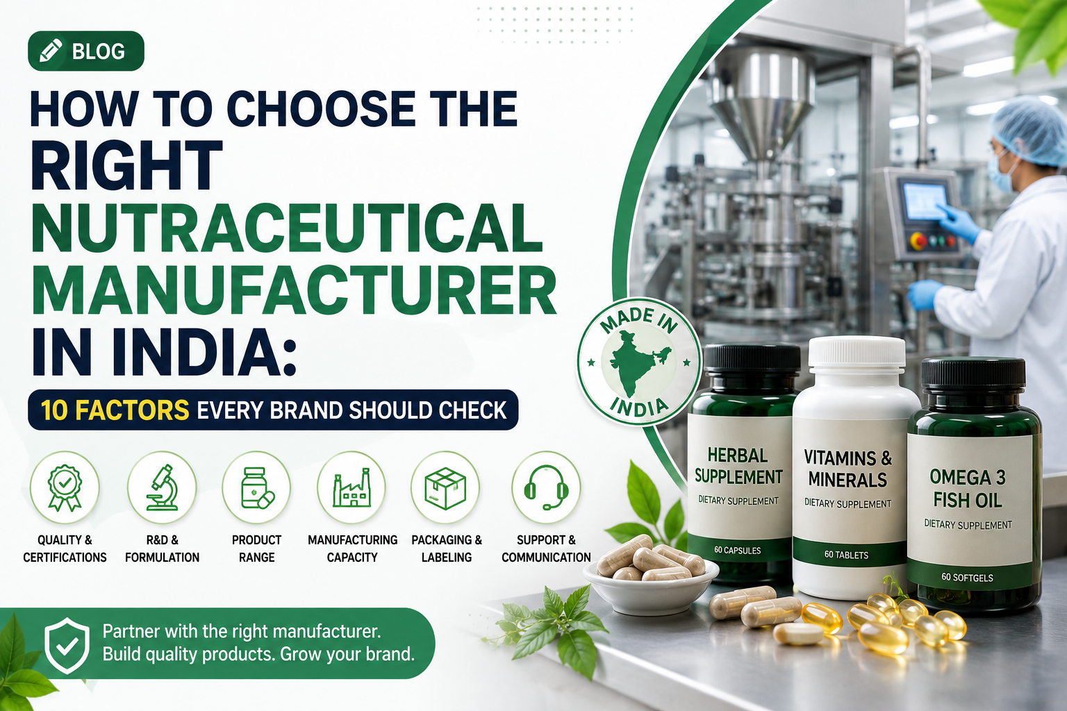 how-to-choose-nutraceutical-manufacturer-in-india